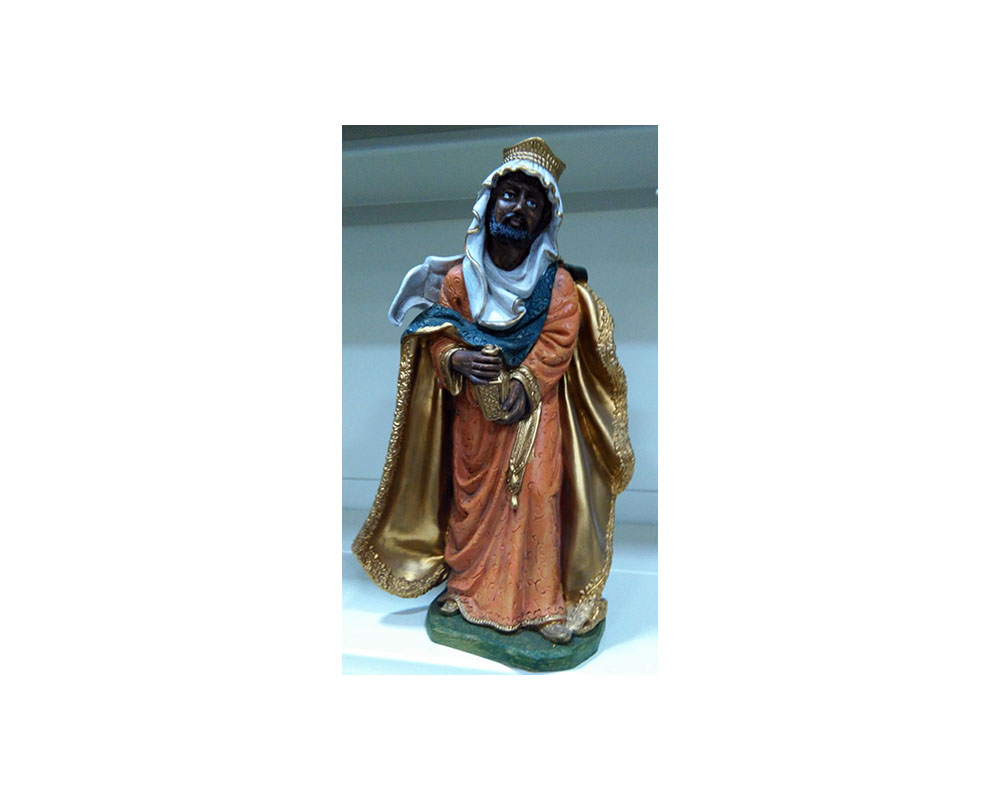 Ditta Montanini G30-08 Re Moro Pastore Presepe 30 cm Legno