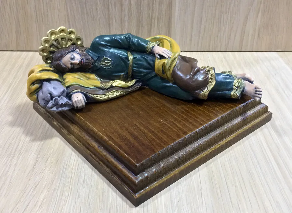 Ditta Montanini XNR22 San Giuseppe statua presepe 16 cm