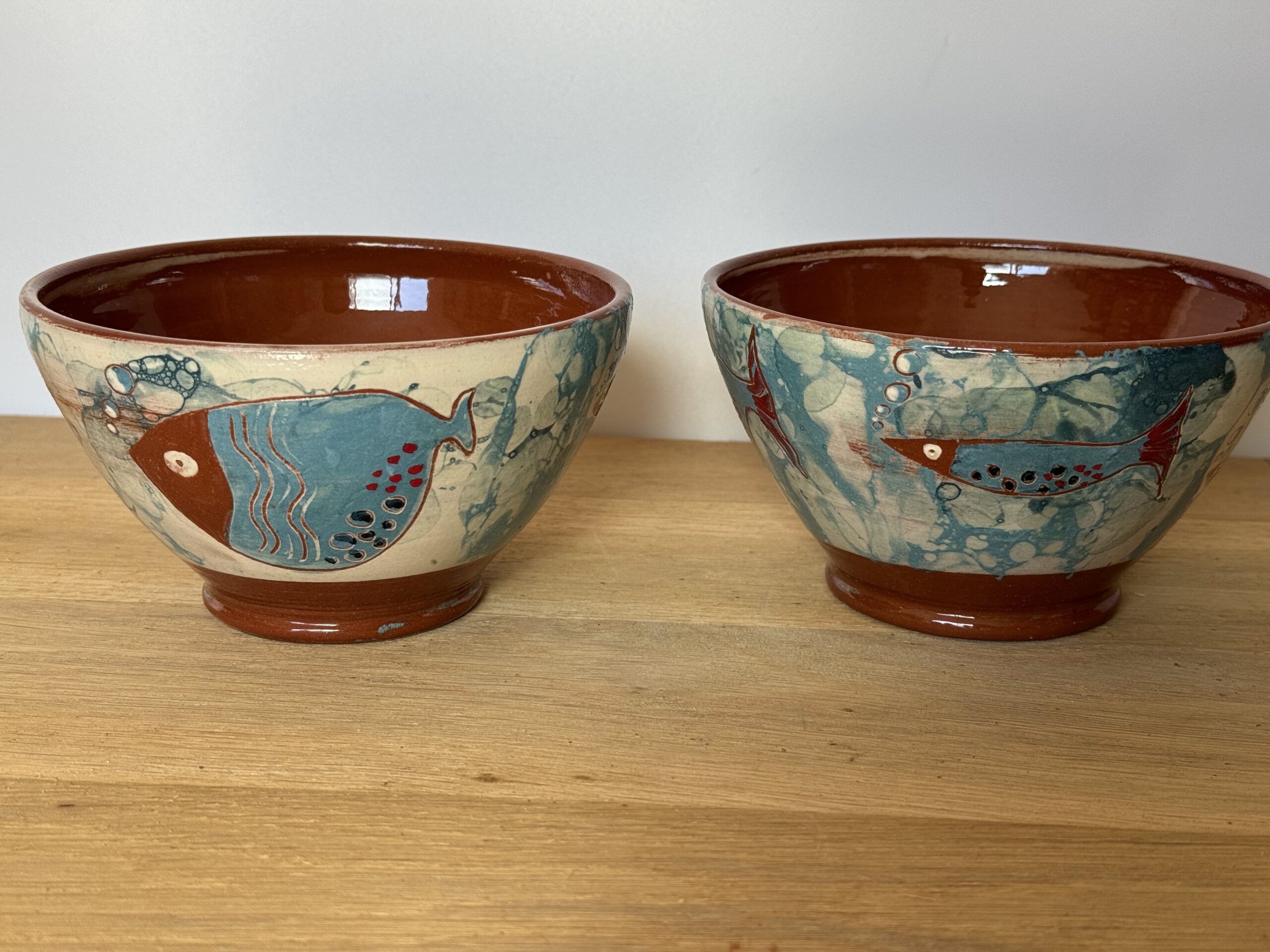 OrientéObjets Figuerolles Bol ciotola ceramica pesci
