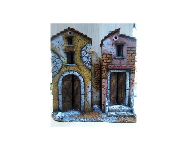 Ditta Montanini M4 Casa Sughero 28cm Casetta Presepe