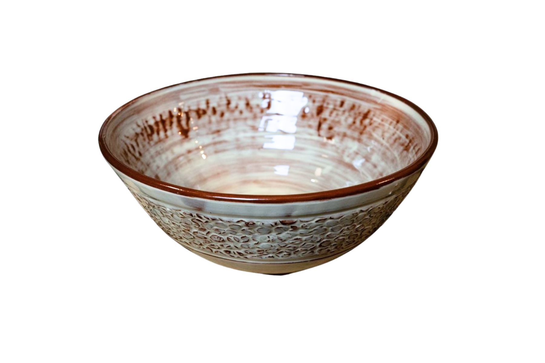OrientéObjets Empreinte Café insalatiera ceramica artigianale