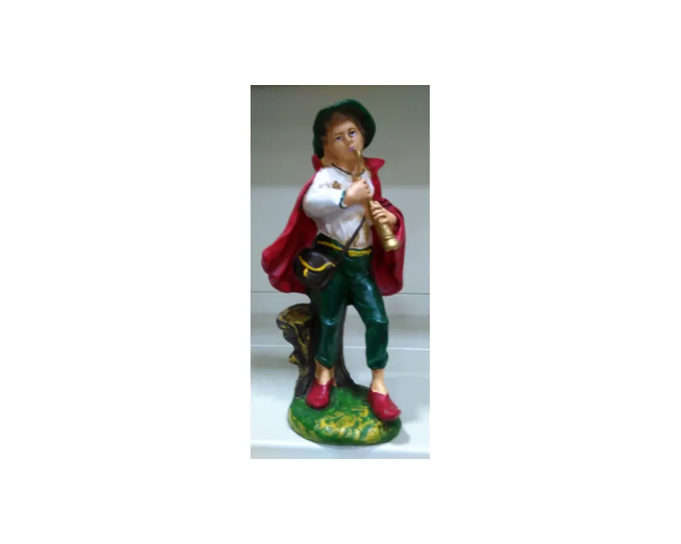 Ditta Montanini G328 pifferaio presepe carta pesta 20 cm