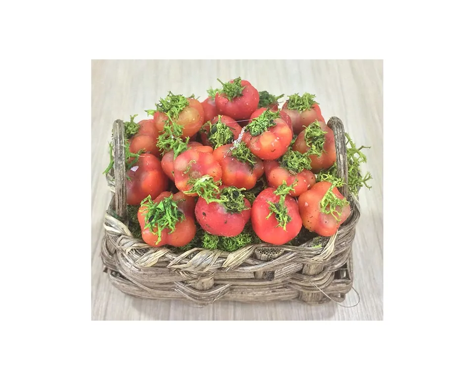 Ditta Montanini C1 Cestino pomodori minuteria cera H 4,5 cm