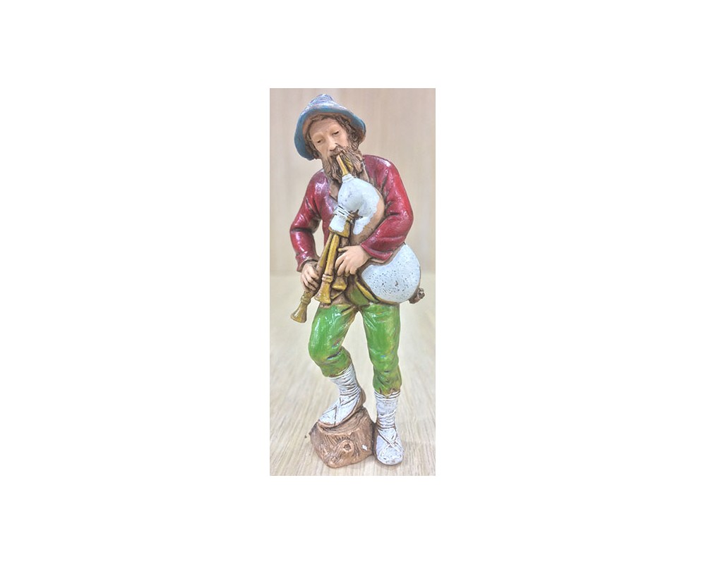 Landi 8010 zampognaro 8 cm statuina presepe Pastori Landi