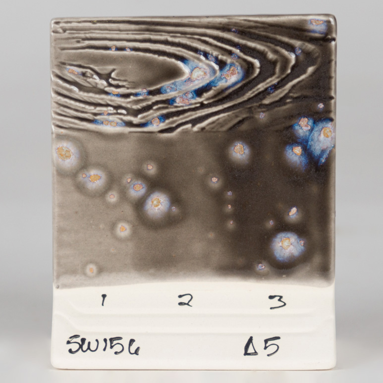 Mayco Foundations Galaxy smalto gres stoneware nero cristalli