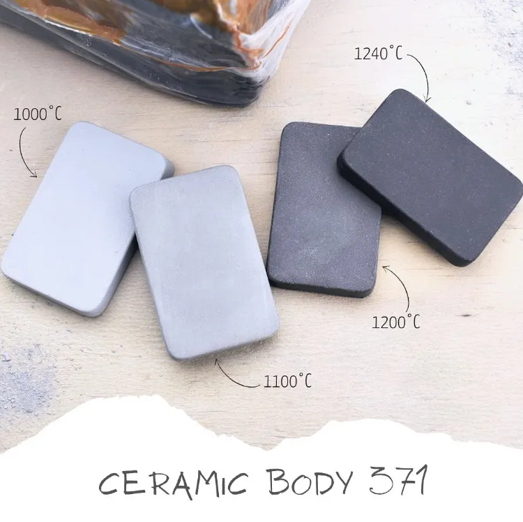 Cerama Impasti ceramici 371 G&S argilla stoneware grigia antracite