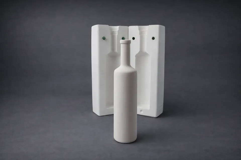 CERCO PM 503 Oil Bottle stampo gesso bottiglia olio 2 parti
