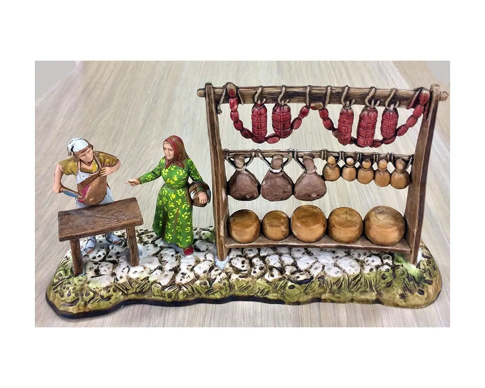 Ditta Montanini Gruppi Landi 0608-04 gruppo presepe resina