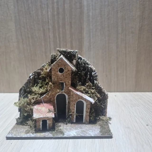 Ditta Montanini Casette in Sughero 85567/2 Capanna Presepe