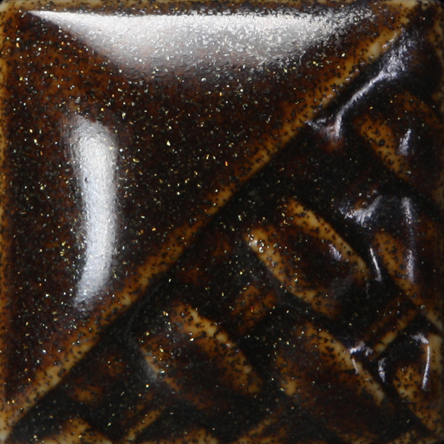 Mayco Stoneware Fool's Gold smalto ceramico marrone oro