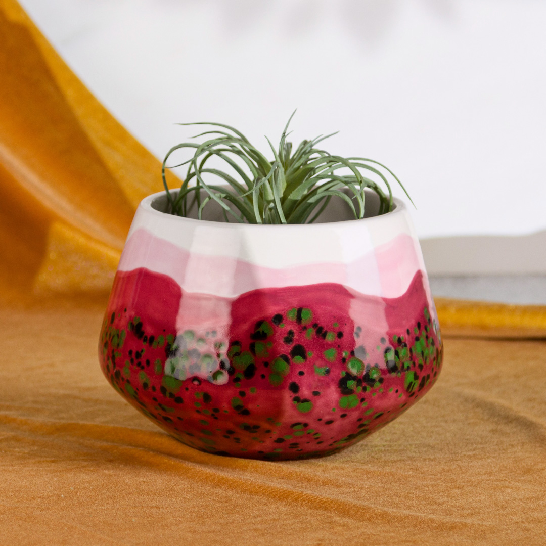 Mayco Earthenware Bisque Flora Vase vaso ceramica grezza