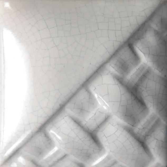 Mayco Stoneware Crackle White smalto ceramica bianco craquelé