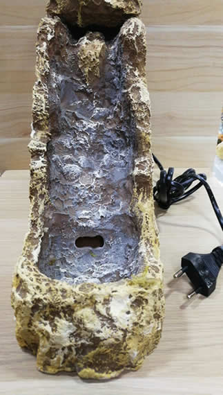 Ditta Montanini RF9 cascata presepe in resina 26x10x30 cm