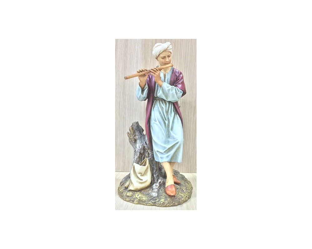 Ditta Montanini Pastori Landi 2015 Pifferaio pastore 20 cm resina