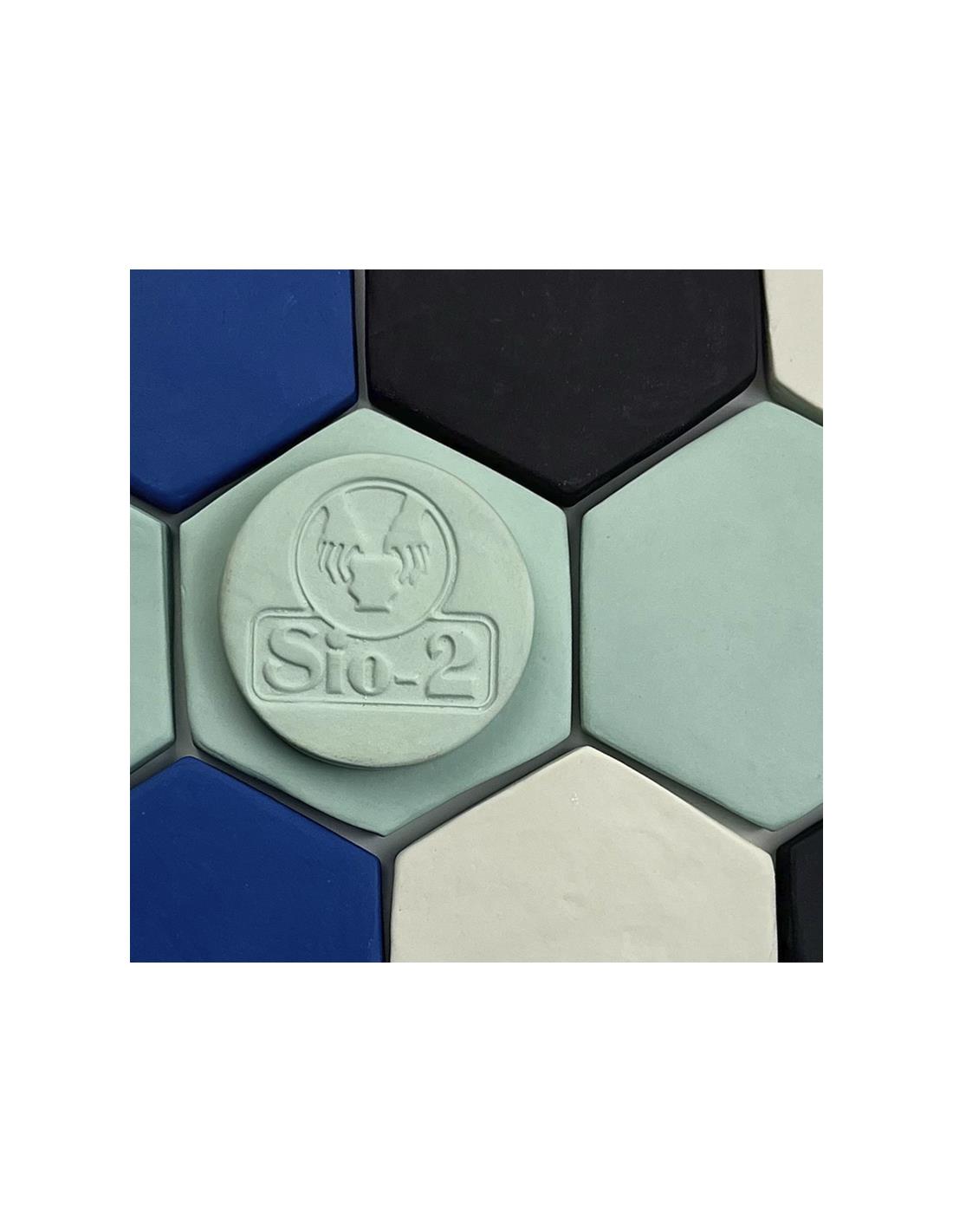 Sio-2 Lagoon porcellana turchese 1200-1240°C plastica