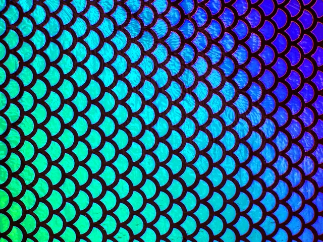 CBS Borderline Scale vetro dicroico quarto foglio Rainbow