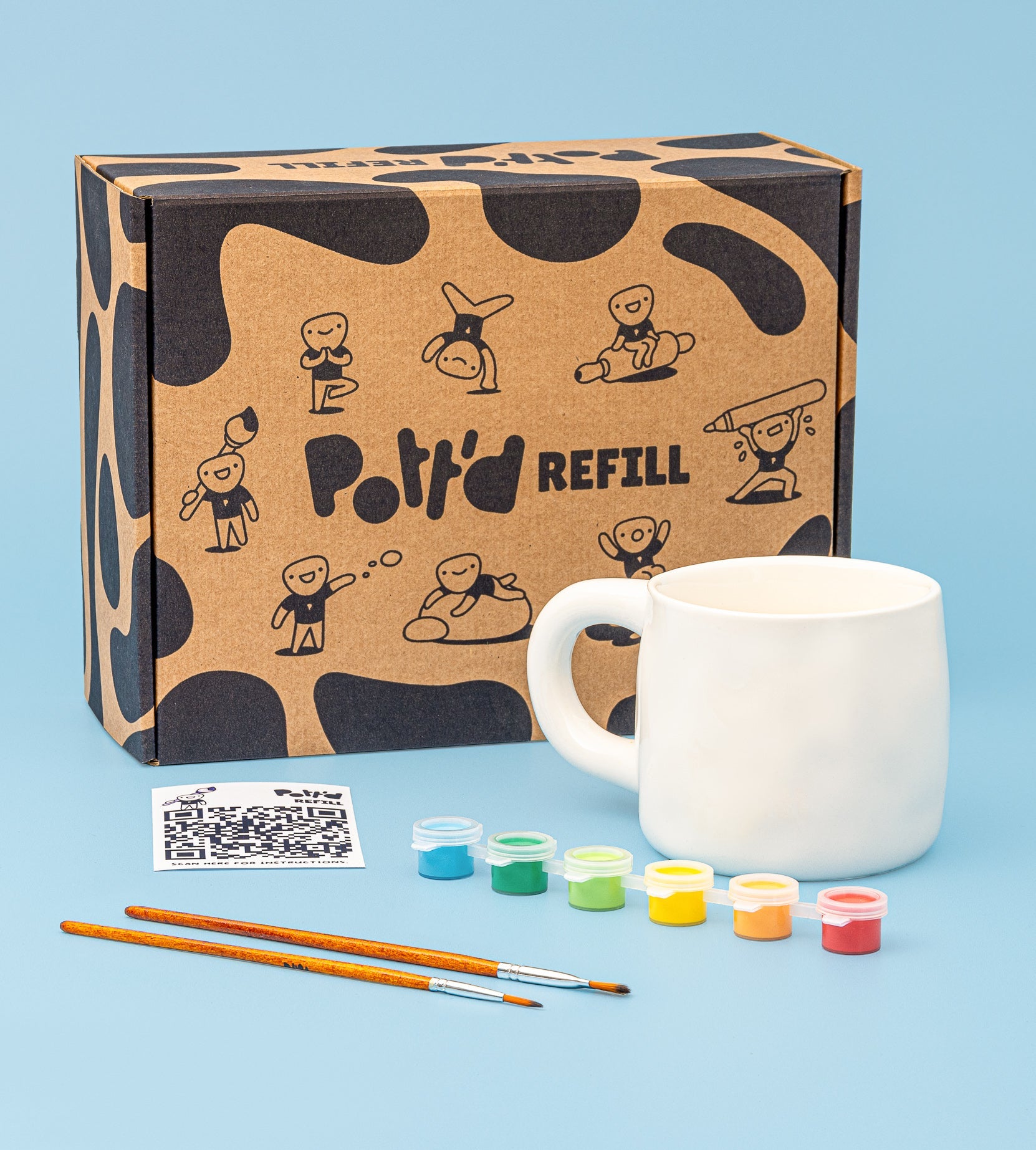 Pott'd Refills Tazze refill kit pittura ceramica