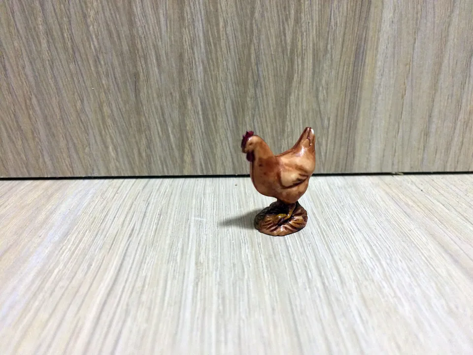 Ditta Montanini Animali 0330-011 gallina presepe miniatura