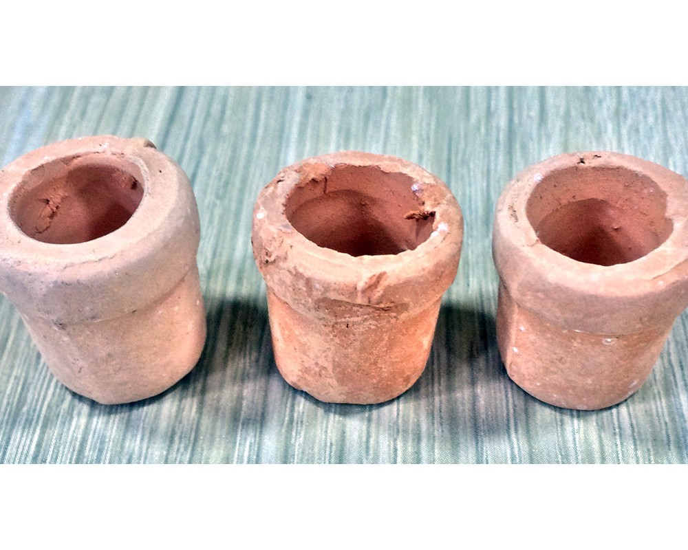 Ditta Montanini Minuterie 86992 kit 3 vasi terracotta H 2 cm