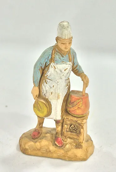 Ditta Montanini Pastori Landi 3527 Cuoco miniatura presepe