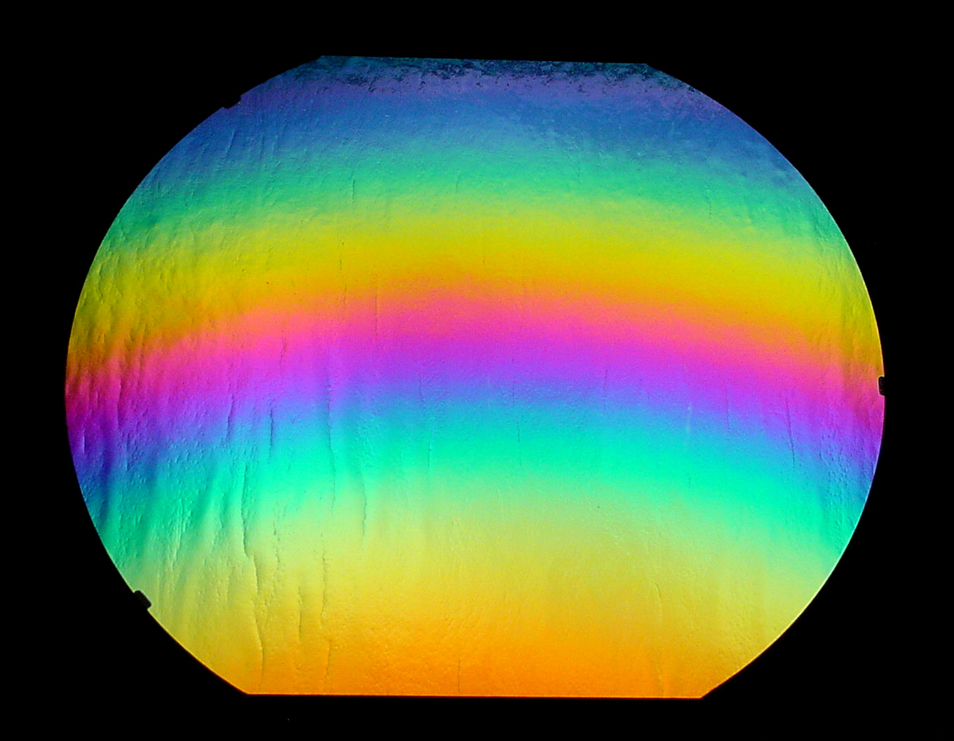 Cbs Rainbow 2 RB2 vetro dicroico rotondo 19 pollici arcobaleno