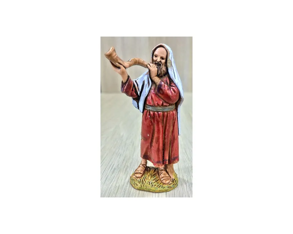 Pastori Landi 6518 Suonatore shofar statuina presepe