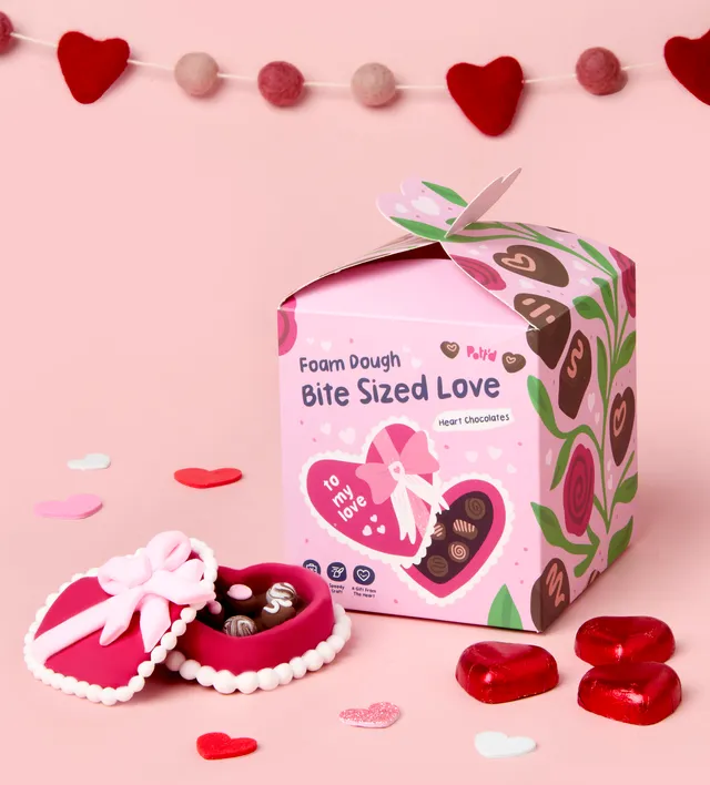 Pott'd Pott'd Projects Date Night Bite Sized Love kit argilla cuori