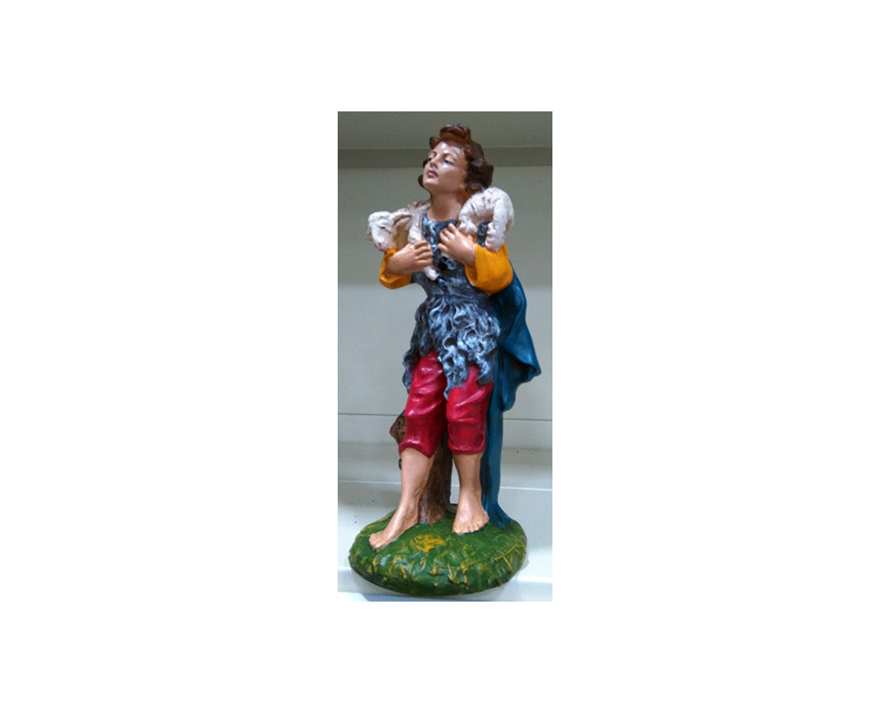 Ditta Montanini G423 Buon Pastore Statua Presepe 30 cm