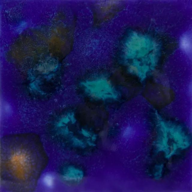Mayco Jungle Gems Lagoon Blue smalto ceramico cristalli blu