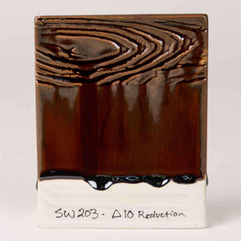 Mayco Stoneware Smalto Ceramica Root Beer Media Temperatura
