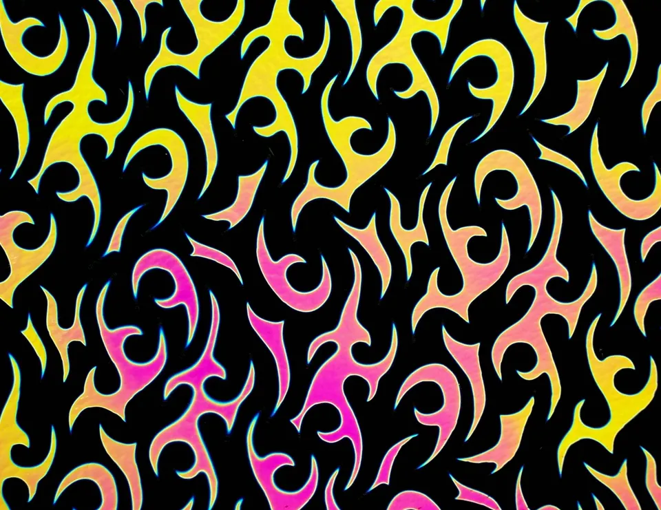 Cbs Dichroic Borderline Thorns Green Magenta vetro 1/4 foglio