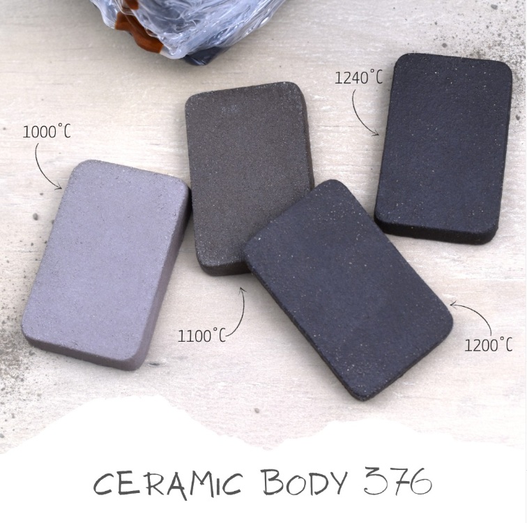 G&S 376 impasto ceramico stoneware nero chamotte 30%