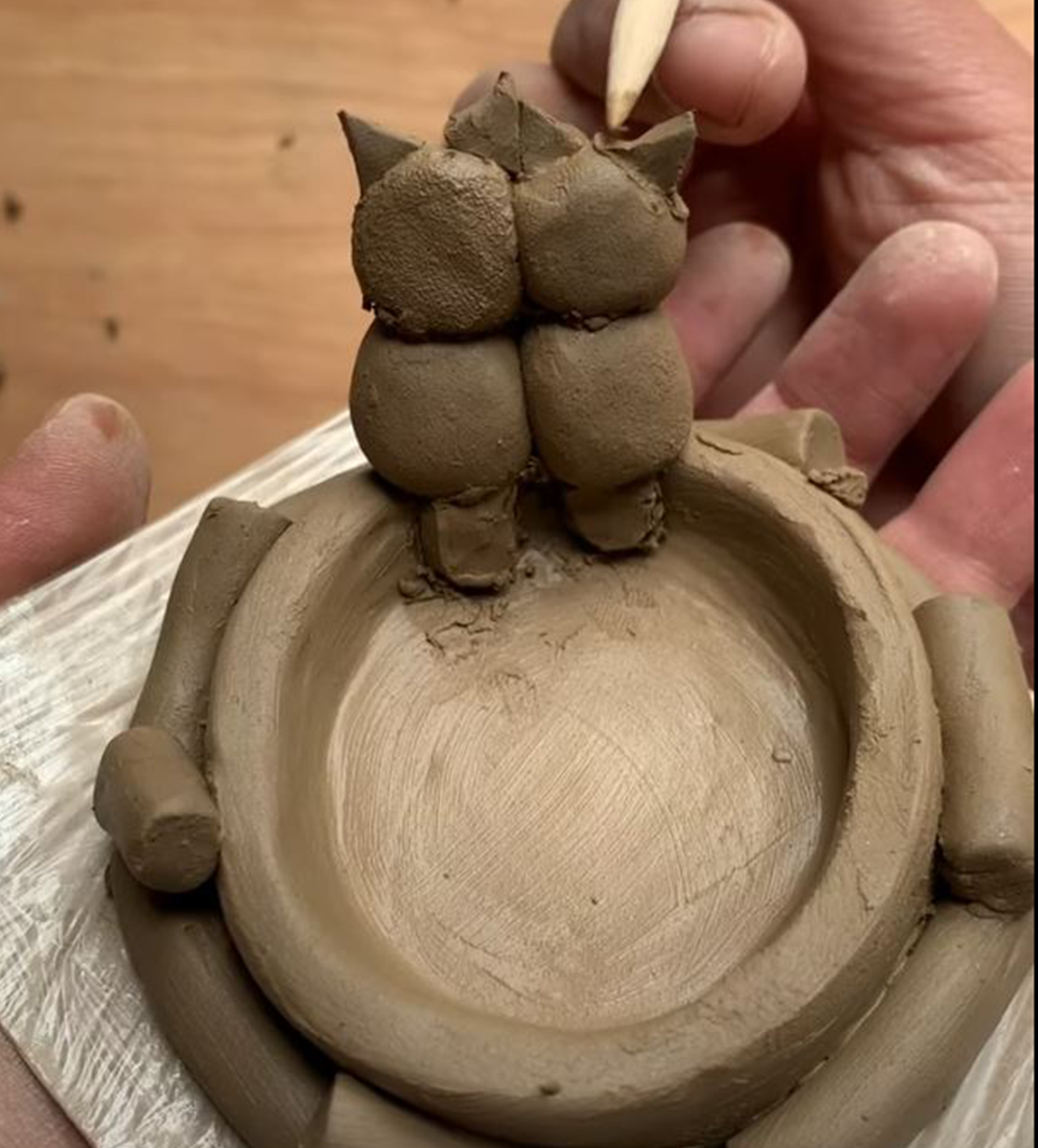 Pott'd Projects Campfire Kittens kit ceramica fai da te casa