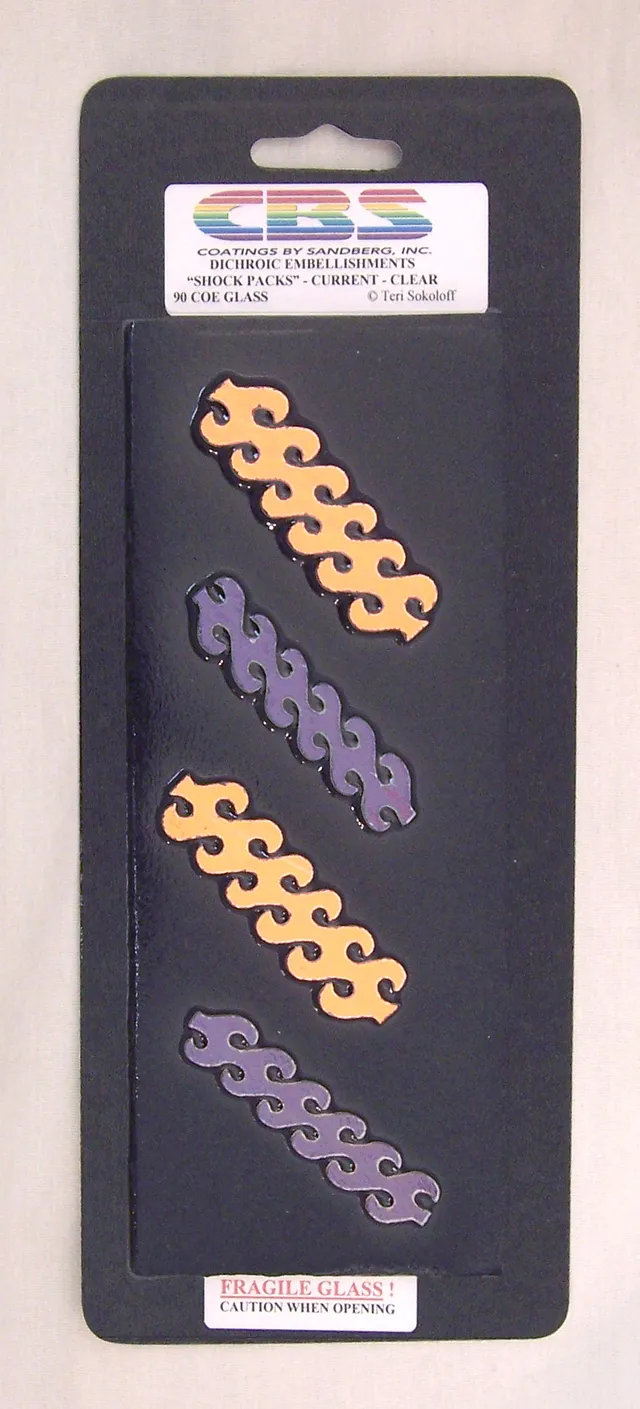 Cbs Dichroic Current vetro per fusione pack 4 pezzi 90 COE