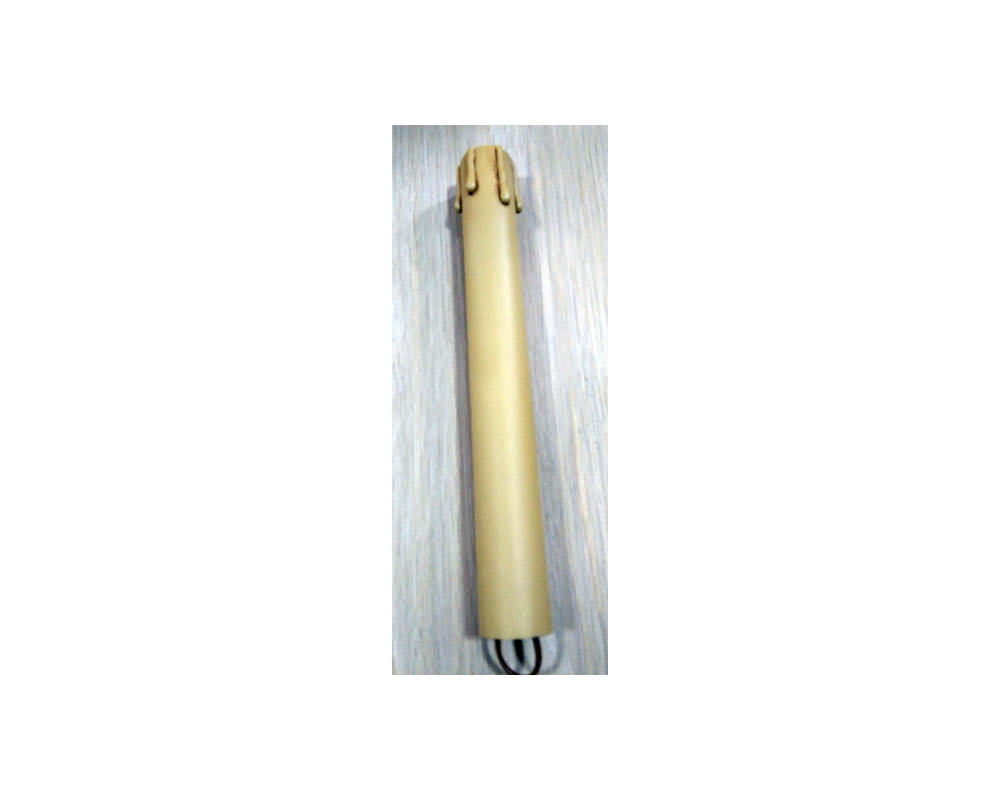 Ditta Montanini CD011 candela legno E14 h 20 antica