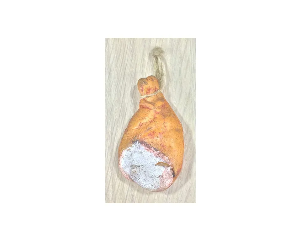 Ditta Montanini MC7 prosciutto in cera miniatura presepe 5,5 cm