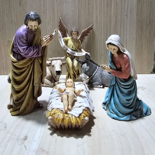 Ditta Montanini Pastori Landi Natività 13 cm Set 6 Pezzi Presepe