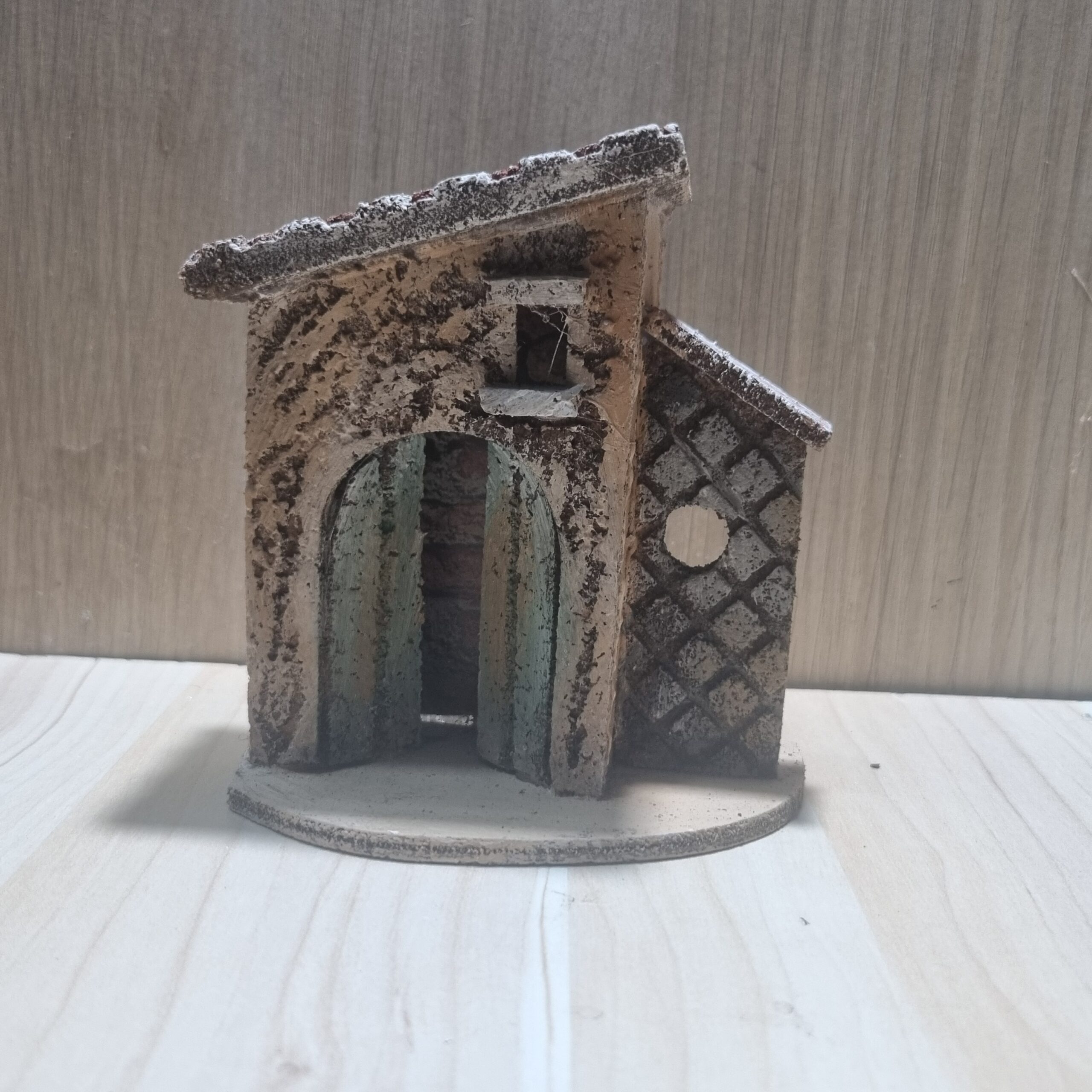 Ditta Montanini Casette in sughero C3 casetta presepe sughero