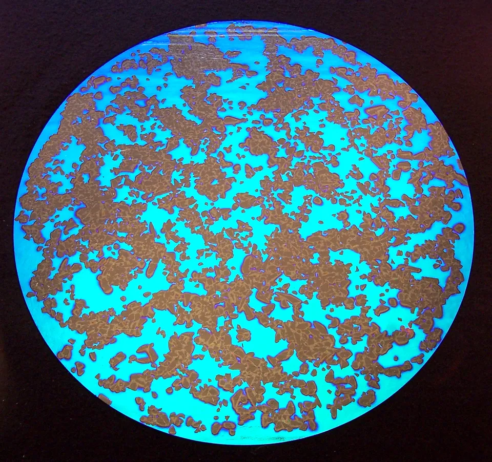Cbs Shop by Pattern vetro Splatter Pink Teal dicroico