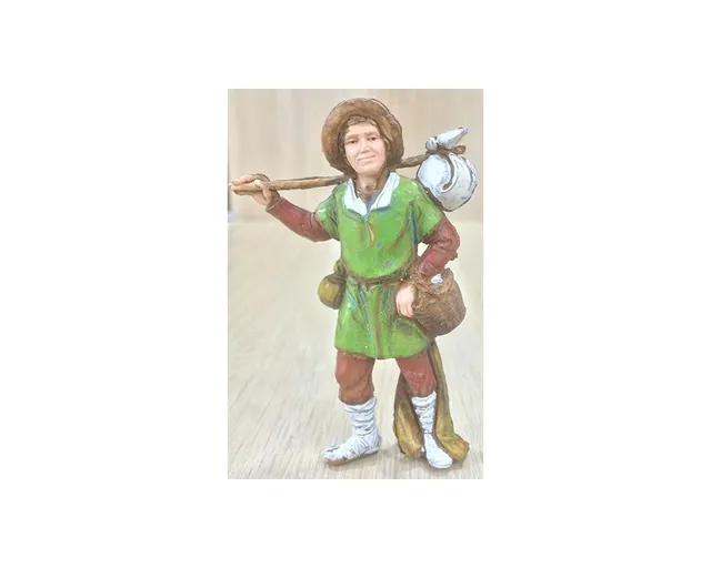 Ditta Montanini Pastori Landi 8022 Viandante statuina 8 cm