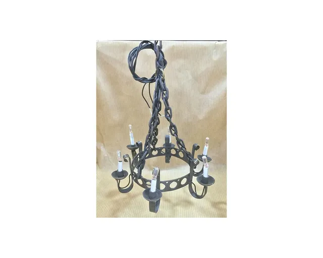 Ditta Montanini Lampioni ART22 lampadario ottone 6 luci ø6,5