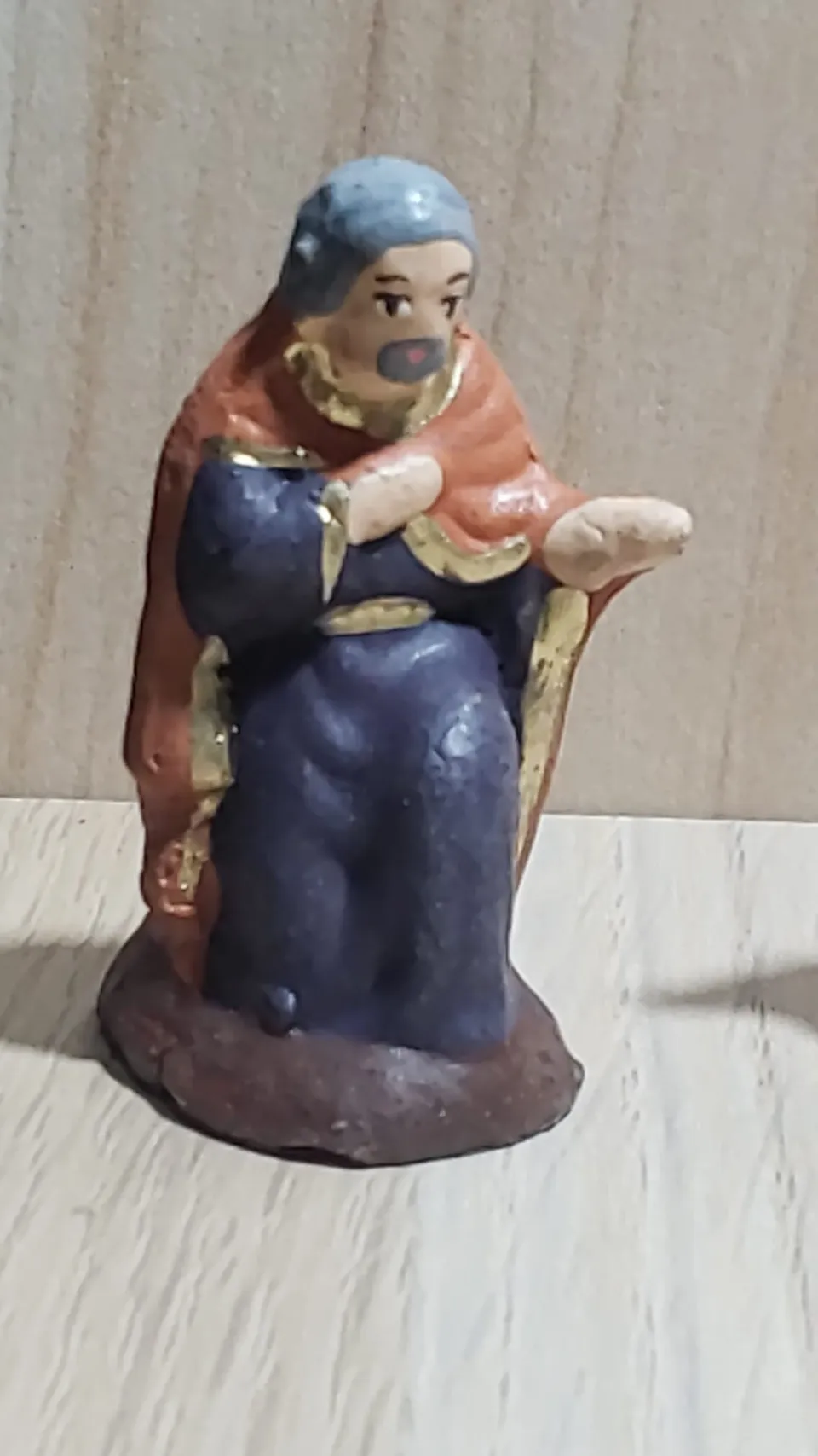 Ditta Montanini TC2 San Giuseppe statuina terracotta 6 cm