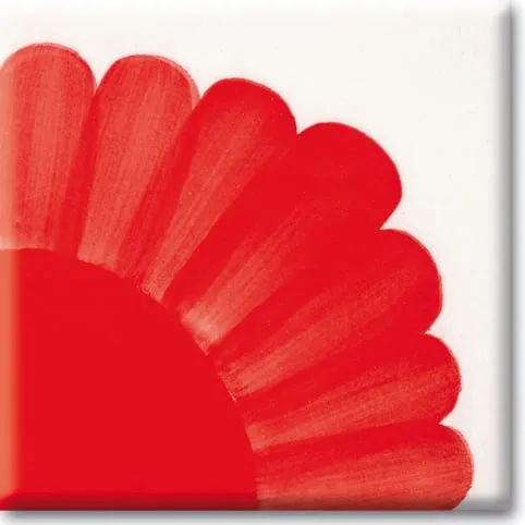 Cerama Sottocristalline Fire Red colore ceramica rosso intenso
