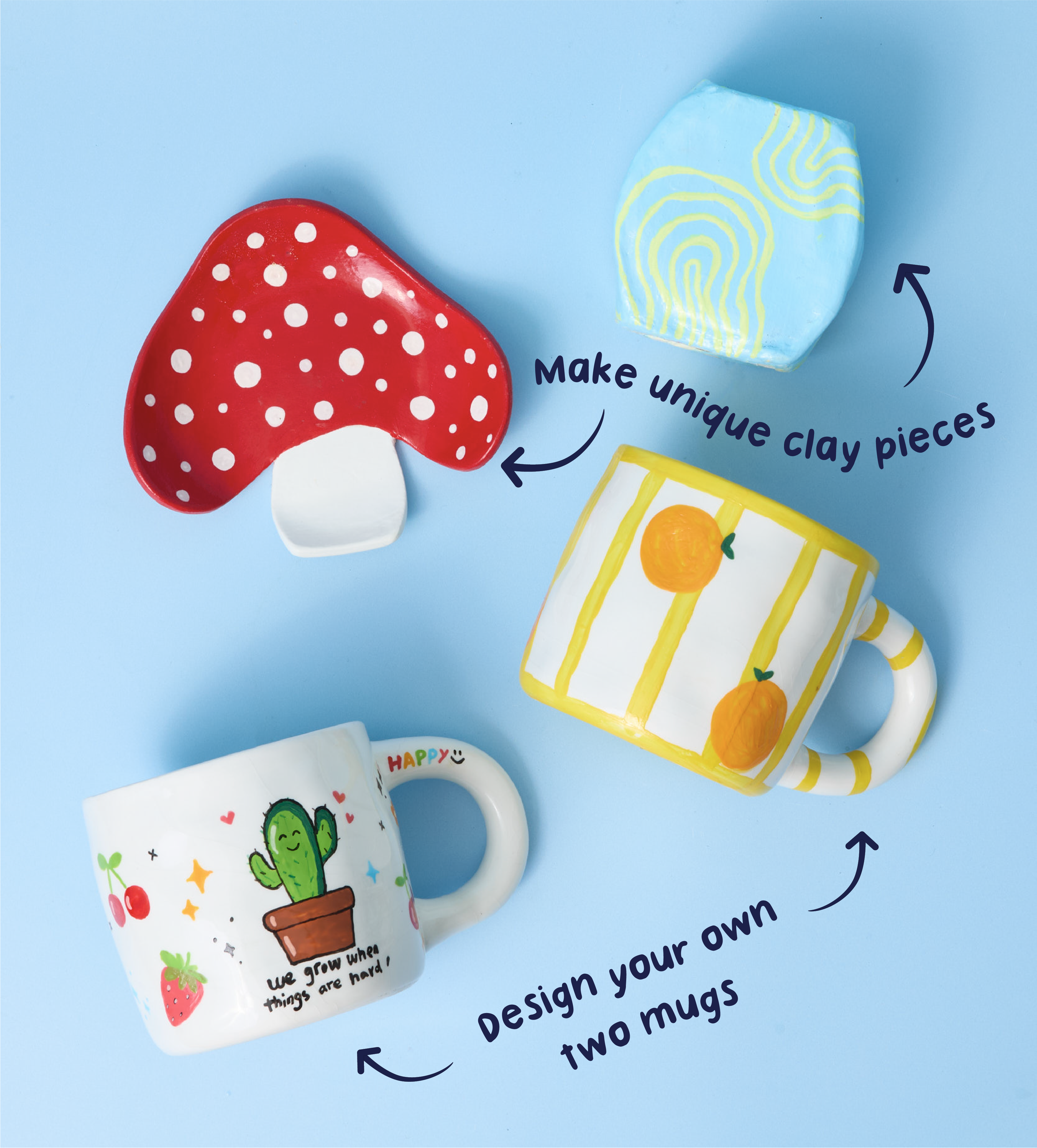 Pott'd Bundles Creative Gift for Two set ceramica per due