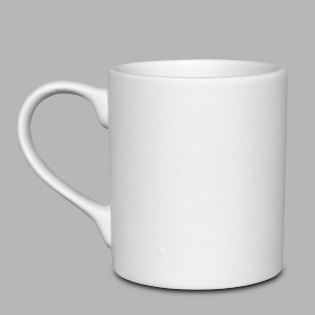 Mayco Earthenware Bisque 12 oz. Mug tazza terracotta grezza