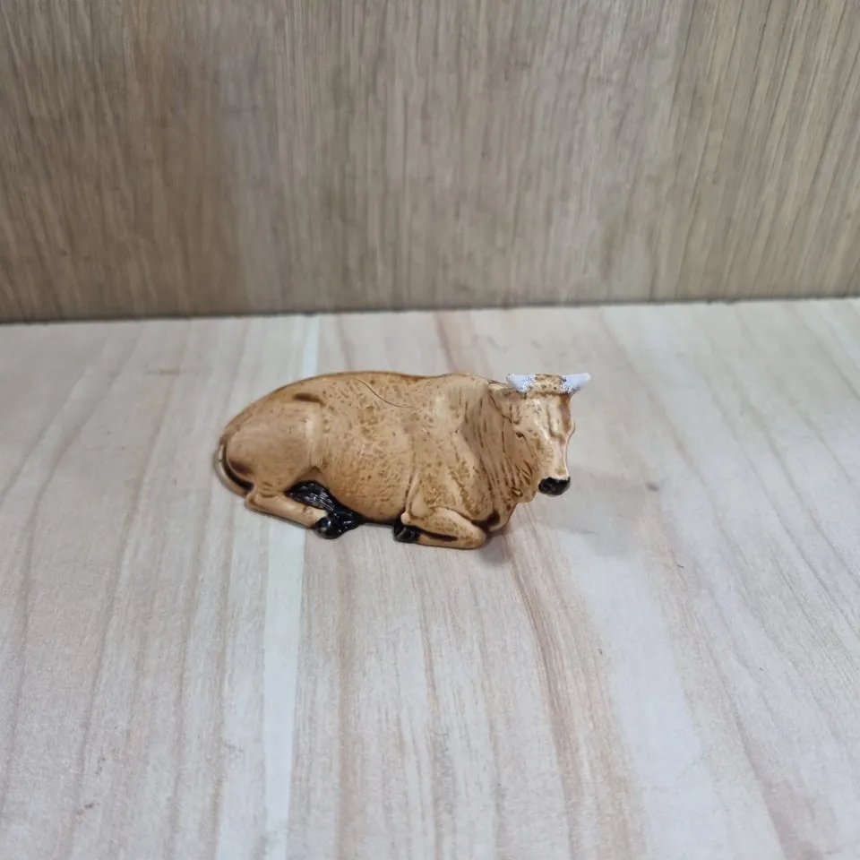 Ditta Montanini Pastori Landi 6504 bue 6,5 cm presepe