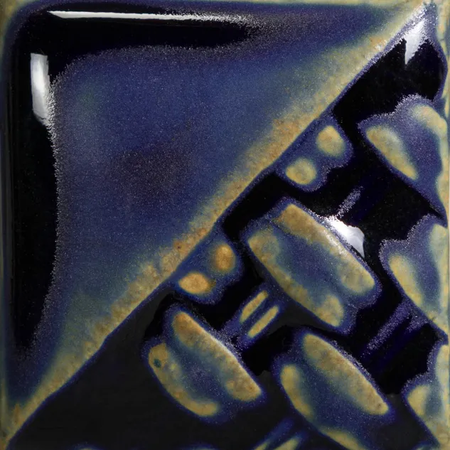 Mayco Foundations Azurite smalto ceramica blu opaco satinato