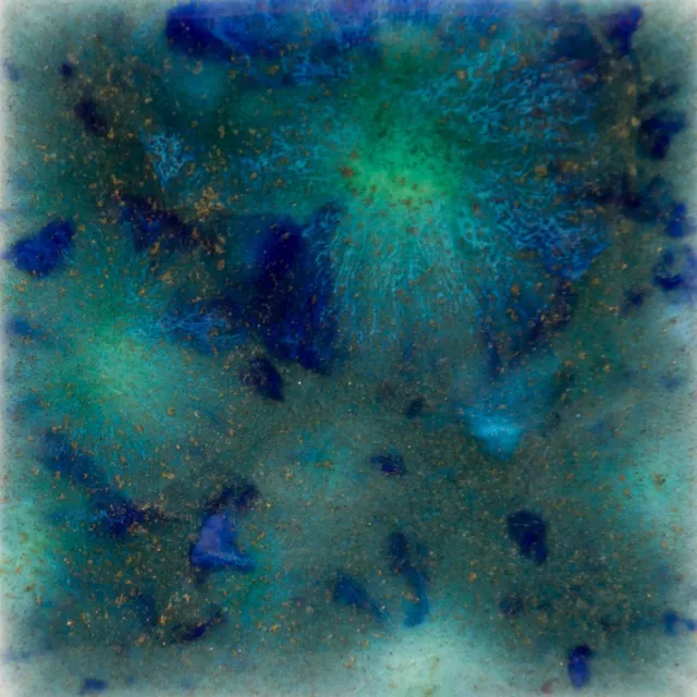 Mayco Jungle Gems Blue Azure smalto blu verde cristalli
