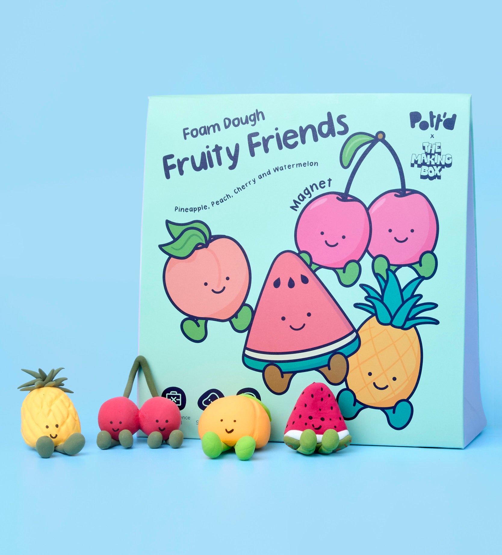 Pott'd Projects kit magneti frigo frutta fai da te