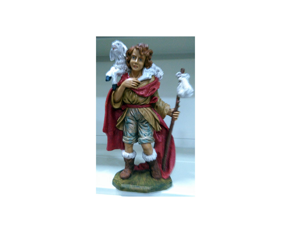 Montanini G30-10 Buon Pastore Statuina Presepe 30 cm Tipo Legno